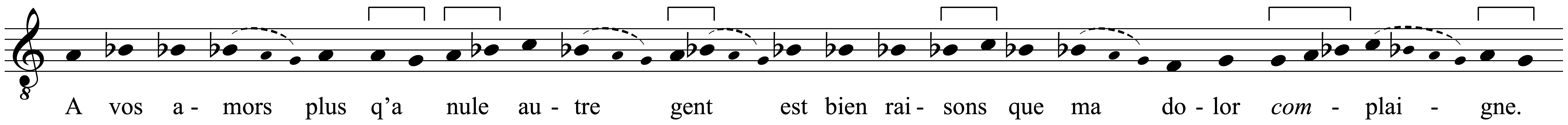 Work musical notation